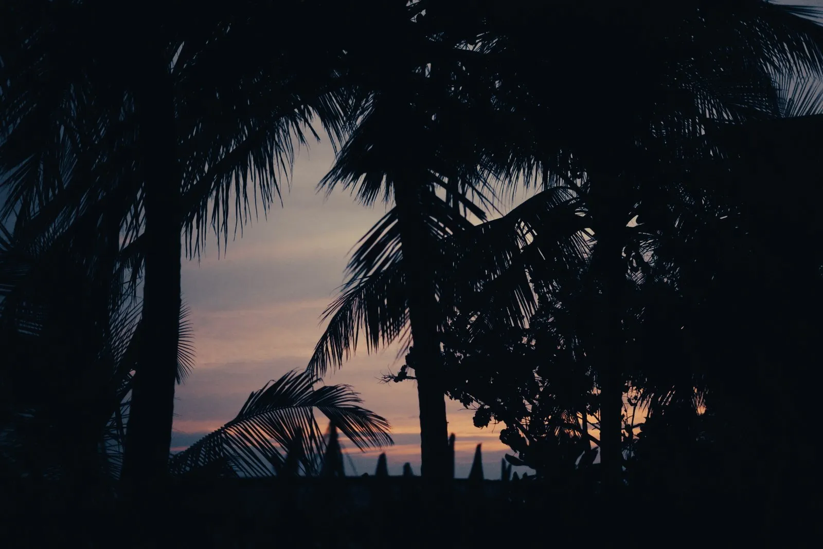 Sunset over the Maldives.