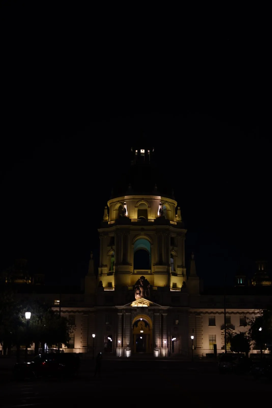Historic Pasadena Town Hall building.