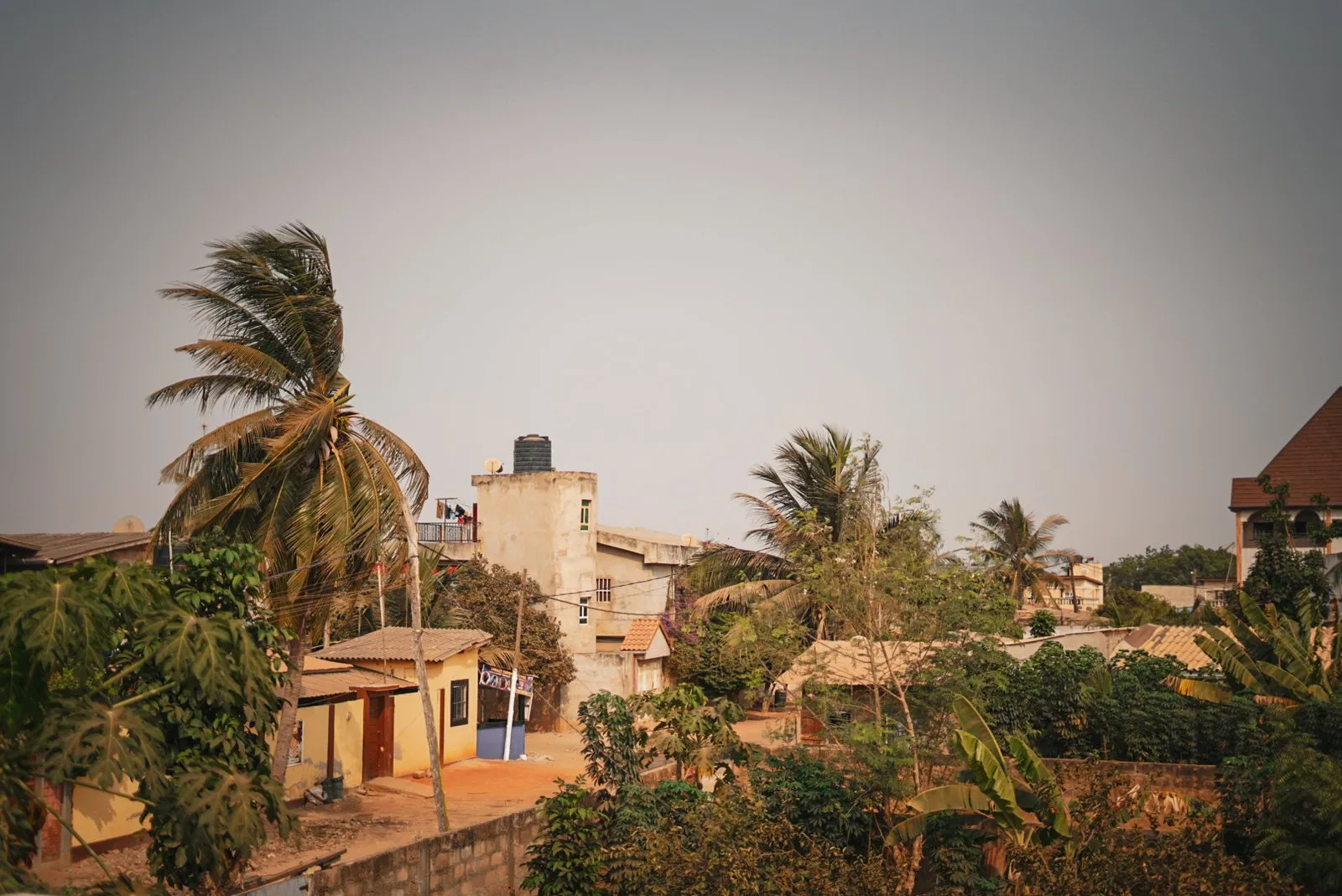 Urban street scene in Togo.