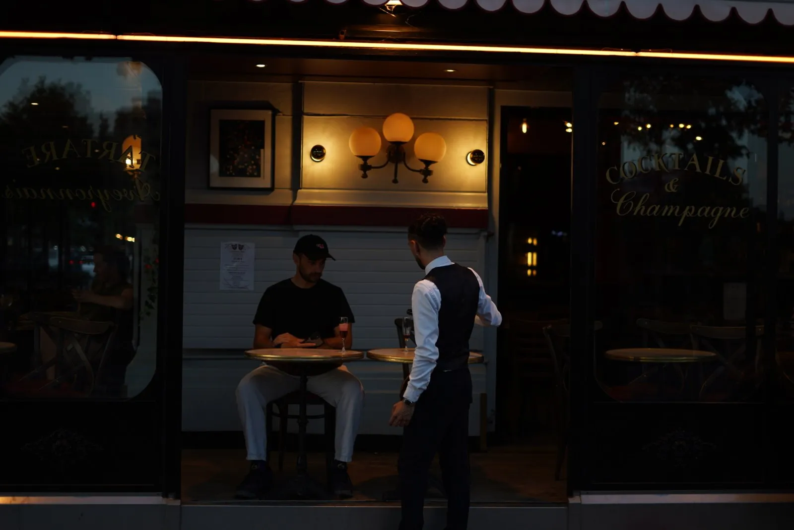 Street scene in Paris.